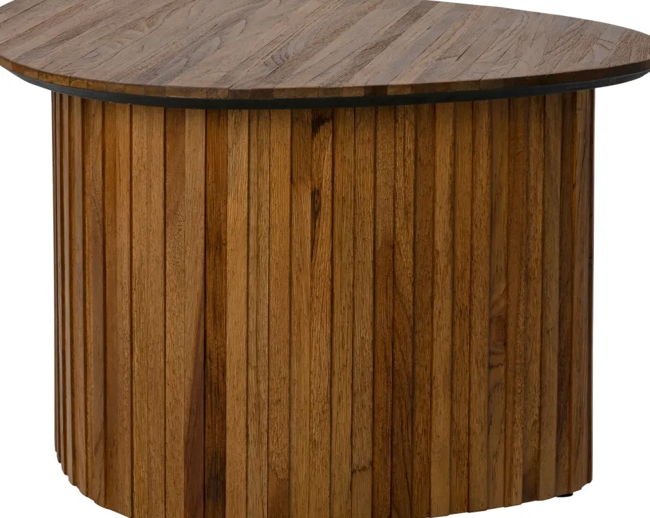 Intratuin Beistelltisch Riss naturell 80 x 59 x 41 cm| Beistelltische|Beistelltische