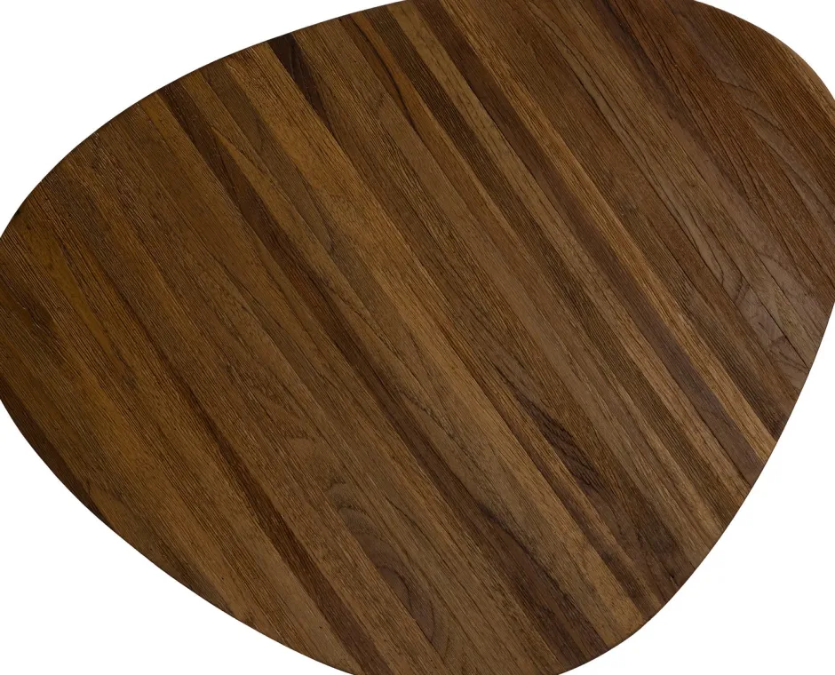 Intratuin Beistelltisch Riss naturell 80 x 59 x 41 cm| Beistelltische|Beistelltische