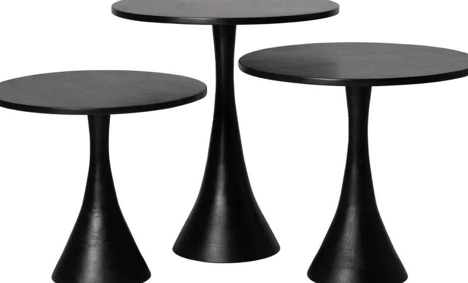 Intratuin Beistelltisch Toye schwarz D 45 H 40 cm| Beistelltische|Beistelltische