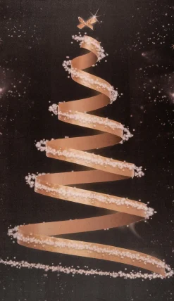 Intratuin Bild auf Leinwand mit LED Beleuchtung warmweiß / extra warm 70 x 120 x 3 cm| Weihnachtliche Wanddeko