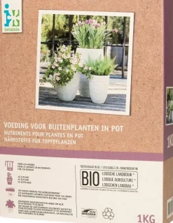 Intratuin Bio Dünger für Kübelpflanzen Bio 1 kg| Dünger & Pflege|Rasen- & Blumendünger