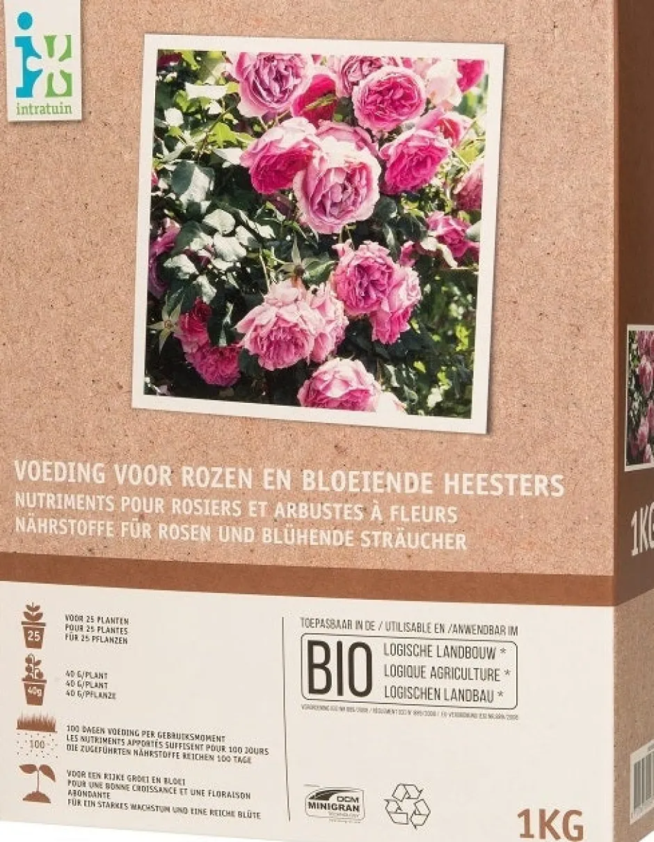 Intratuin Bio Rosendünger 1 kg| Dünger & Pflege|Rasen- & Blumendünger