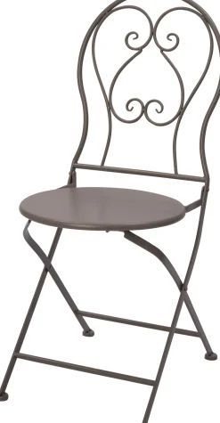 Intratuin Bistrostuhl Jules grau 38 x 49 x 90 cm| Gartenstühle