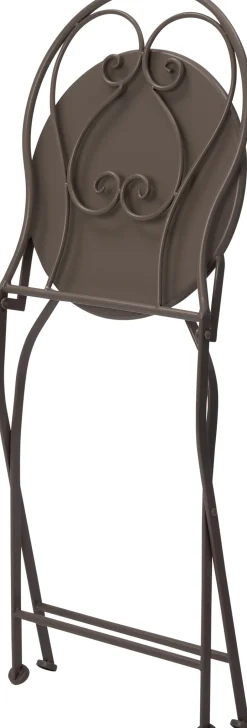 Intratuin Bistrostuhl Jules grau 38 x 49 x 90 cm| Gartenstühle