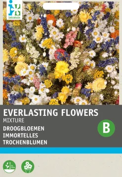 Intratuin Blumensamen-Mischung Trockenblumen| Saatgut|Blühende Pflanzen