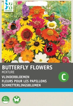 Intratuin Blumensamen-Mischung für Schmetterlinge| Saatgut|Blühende Pflanzen