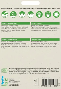 Intratuin Blumensamen-Mischung für Schmetterlinge| Saatgut|Blühende Pflanzen