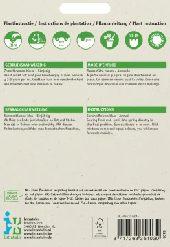 Intratuin Blumensamen-Mischung Sommerblumen blau| Saatgut|Blühende Pflanzen