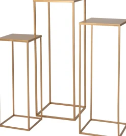 Intratuin Blumenständer Guido kupfer 25 x 25 x 70 cm| Pflanztische & -Regale