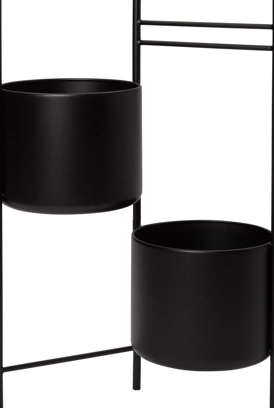 Intratuin Blumenständer Nena schwarz D 28 H 80 cm| Pflanztische & -Regale|Blumentöpfe