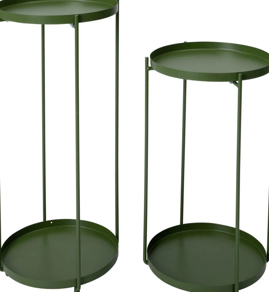 Intratuin Blumenständer Salix grün D 27 H 57,5 cm| Pflanztische & -Regale