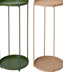 Intratuin Blumenständer Salix grün D 27 H 46 cm| Pflanztische & -Regale