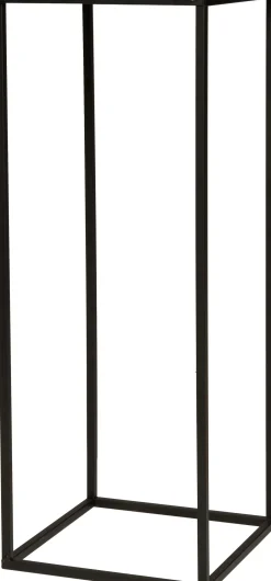 Intratuin Blumenständer Teun schwarz 19 x 19 x 50 cm| Beistelltische|Beistelltische