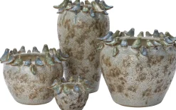 Intratuin Blumentopf Andor beige D 23 H 20 cm| Blumentöpfe|Blumentöpfe & Pflanzgefäße