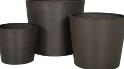 Intratuin Blumentopf Boaz grau D 50 H 45 cm| Blumentöpfe|Blumentöpfe & Pflanzgefäße