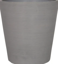 Intratuin Blumentopf Boaz hellgrau D 25 H 12,7 cm| Blumentöpfe|Blumentöpfe & Pflanzgefäße