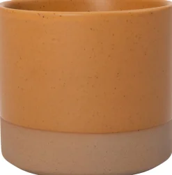 Intratuin Blumentopf Dean orange D 11 H 9,5 cm| Blumentöpfe & Pflanzgefäße|Blumentöpfe