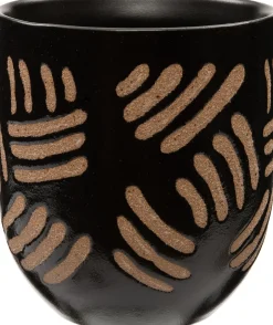 Intratuin Blumentopf Dio D 7,5 cm H 7,5 cm schwarz| Blumentöpfe & Pflanzgefäße|Blumentöpfe