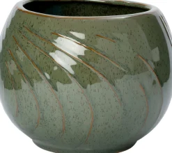 Intratuin Blumentopf Dorit grün D 14 H 11 cm| Blumentöpfe|Blumentöpfe & Pflanzgefäße