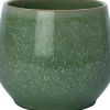 Intratuin Blumentopf Edu grün D 8 H 7,5 cm| Blumentöpfe & Pflanzgefäße|Blumentöpfe