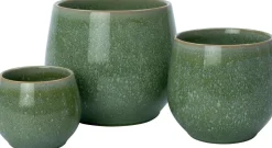 Intratuin Blumentopf Edu grün D 8 H 7,5 cm| Blumentöpfe & Pflanzgefäße|Blumentöpfe