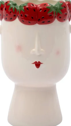 Intratuin Blumentopf Erdbeere multi 13,6 x 12,7 x 22,1 cm| Blumentöpfe & Pflanzgefäße|Blumentöpfe