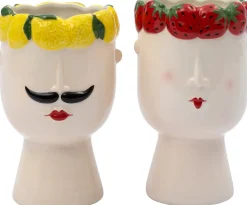 Intratuin Blumentopf Erdbeere multi 13,6 x 12,7 x 22,1 cm| Blumentöpfe & Pflanzgefäße|Blumentöpfe