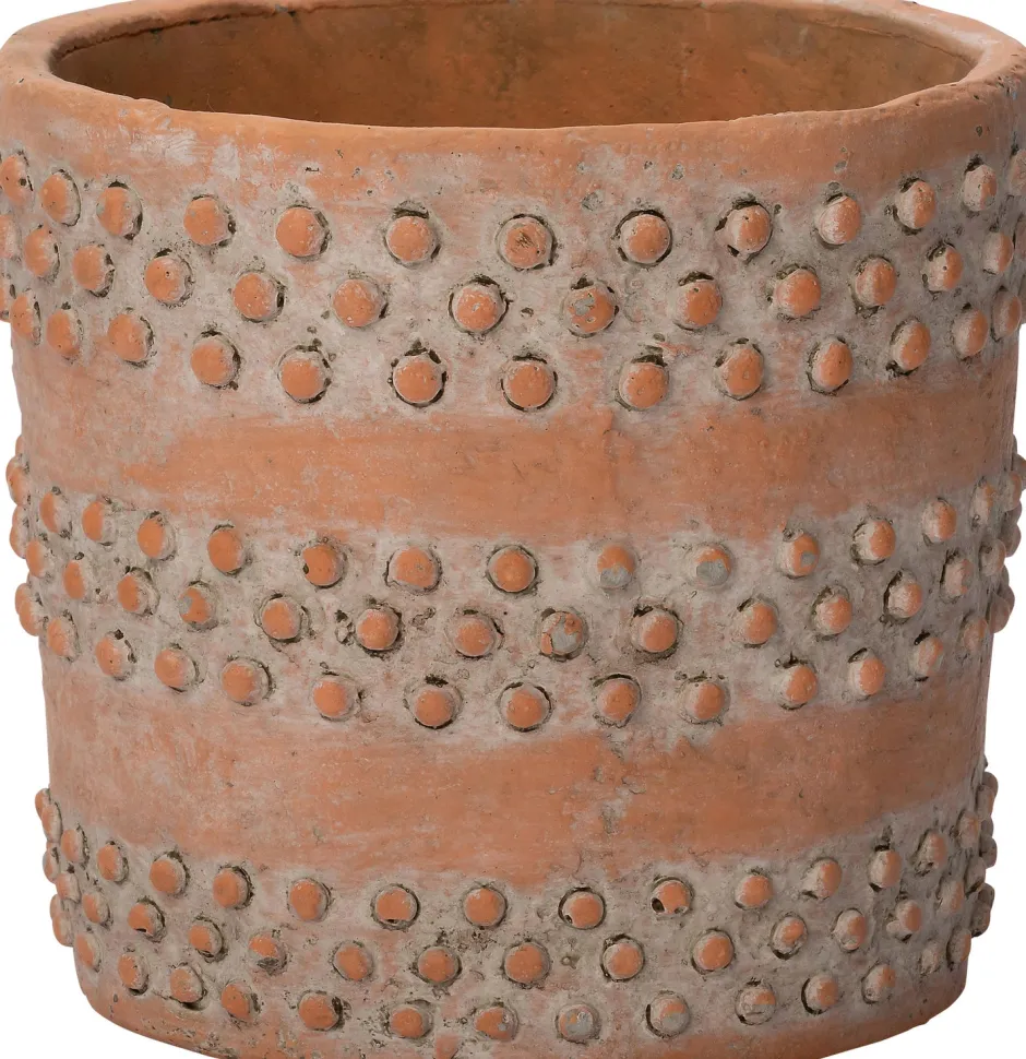 Intratuin Blumentopf Essa terrakotta D 14,5 H 13 cm| Blumentöpfe|Blumentöpfe & Pflanzgefäße