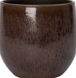 Intratuin Blumentopf Feda braun D 28 H 28 cm| Blumentöpfe|Blumentöpfe & Pflanzgefäße