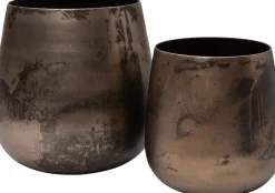 Intratuin Blumentopf Fenna kupfer D 50 H 52 cm| Blumentöpfe & Pflanzgefäße|Blumentöpfe