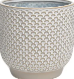 Intratuin Blumentopf Finn D 14 cm H 13 cm grau| Blumentöpfe & Pflanzgefäße|Blumentöpfe