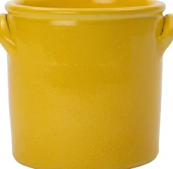 Intratuin Blumentopf Gaia D 24 H 24 cm gelb| Blumentöpfe|Blumentöpfe & Pflanzgefäße