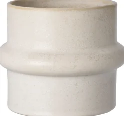 Intratuin Blumentopf Helle creme D 19,5 H 15,5 cm| Blumentöpfe & Pflanzgefäße|Blumentöpfe