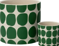 Intratuin Blumentopf Idar grün D 7 H 6,5 cm| Blumentöpfe & Pflanzgefäße|Blumentöpfe