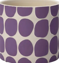 Intratuin Blumentopf Idar lila D 7 H 6,5 cm| Blumentöpfe & Pflanzgefäße|Blumentöpfe