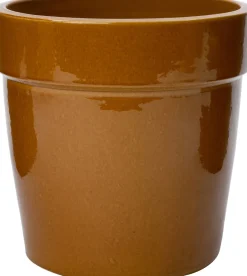 Intratuin Blumentopf Indor gelb D 19 H 18 cm| Blumentöpfe|Blumentöpfe & Pflanzgefäße