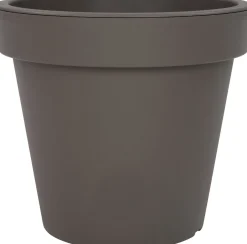 Intratuin Blumentopf Lofly 49 H 45,5 cm grau| Balkonkästen|Blumentöpfe & Pflanzgefäße