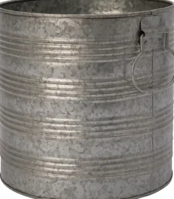 Intratuin Blumentopf Vivi zink D 26 H 26 cm| Blumentöpfe|Blumentöpfe & Pflanzgefäße