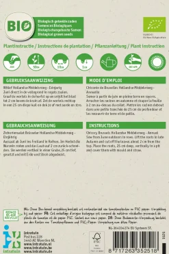 Intratuin Chicorée (Cichorium intybus) (BIO) Samen| Gemüsesamen|Saatgut