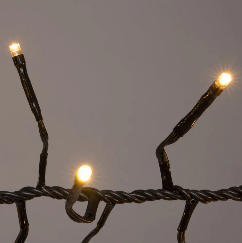 Intratuin Cluster-Lichterkette 2,5 m mit 192 LED Lämpchen warmweiß| Weihnachtsbaumbeleuchtung