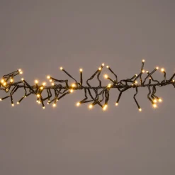 Intratuin Cluster-Lichterkette 1,2 m 192 LED Lämpchen warmweiß| Weihnachtsbaumbeleuchtung