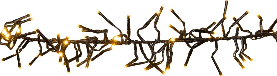 Intratuin Cluster-Lichterkette 9 m mit 1536 LED Lämpchen klassisch warm| Weihnachtsbaumbeleuchtung