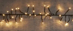 Intratuin Cluster-Lichterkette 7,5 m mit 576 LED Lämpchen warmweiß| Weihnachtsbaumbeleuchtung