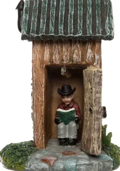 Intratuin De Brink Weihnachtsdorf Toilettenhaus 8,5 x 8,5 x 11 cm| Weihnachtsdorf Figuren & Objekte