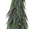 Intratuin Dekobaum Gnoom grün / gold D 15 H 60 cm| Weihnachtsfiguren & -Objekte