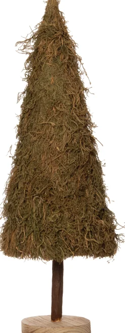 Intratuin Deko-Baum Jenni mit Standfuß grün 26 x 26 x 70 cm| Weihnachtsfiguren & -Objekte