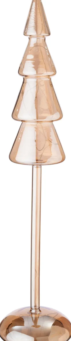 Intratuin Dekobaum Kiran orange mit Beleuchtung D 9,3 H 40 cm| Weihnachtsfiguren & -Objekte