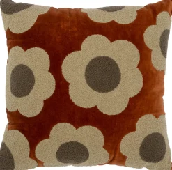 Intratuin Dekokissen Flowy orange / beige 45 x 45 cm| Kissen|Dekokissen