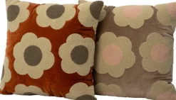 Intratuin Dekokissen Flowy orange / beige 45 x 45 cm| Kissen|Dekokissen
