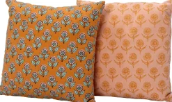 Intratuin Dekokissen Hanoi orange/grün 45 x 45 cm| Kissen|Dekokissen